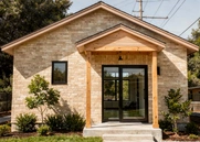 Detached accessory dwelling unit under construction in Dallas, Texas